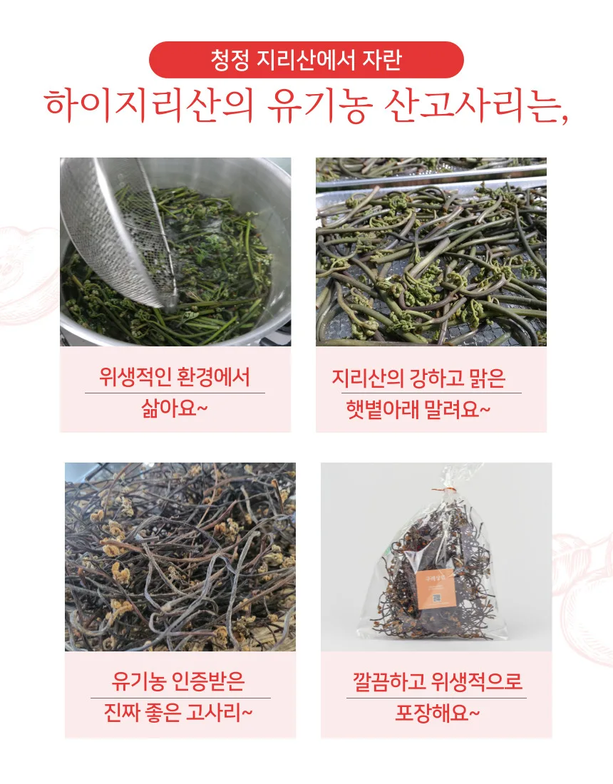 건고사리 지리산 햇고사리 대용량